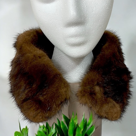 Genuine Mahogany Mink Collar - Picture 16 of 16